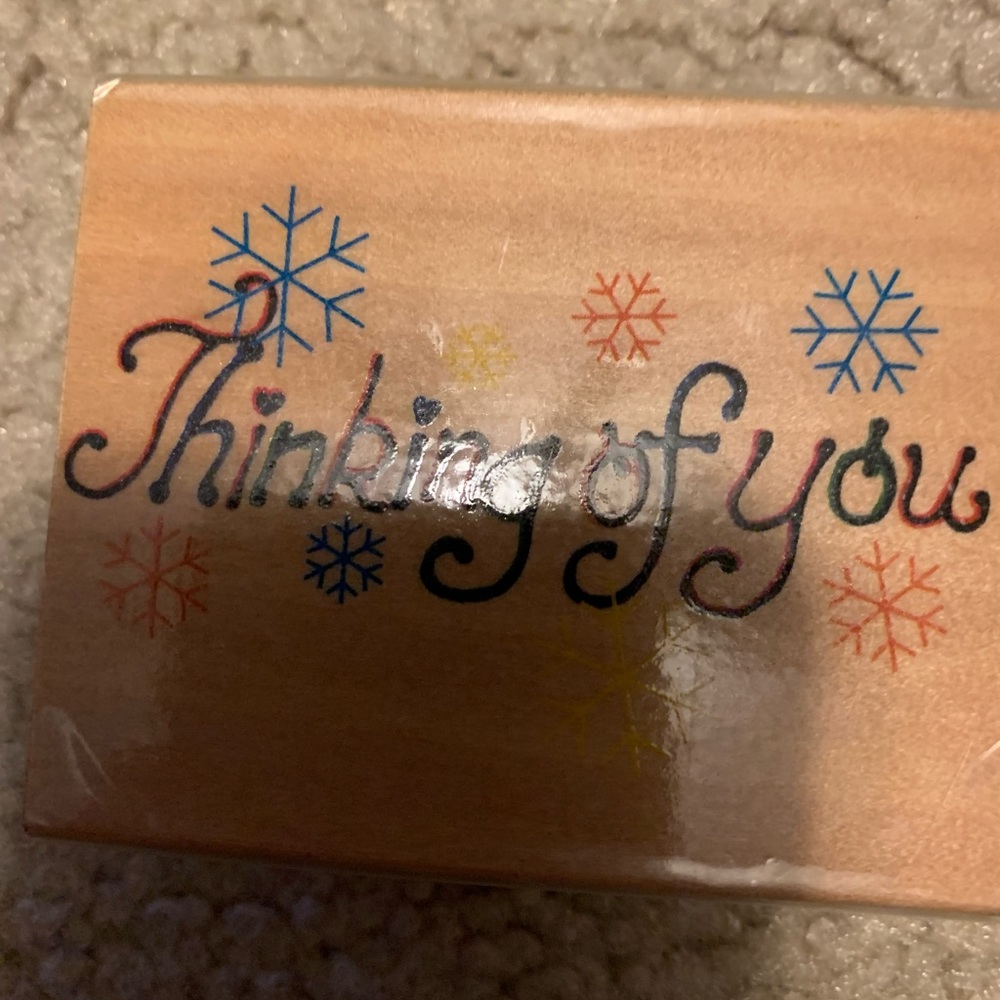 Thinking of You Rubber Stamp